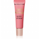 Revolution Juicy Peptide Lip Balm lūpų balzamas su peptidais atspalvis Shimmer Mai Tai Pink 8 ml