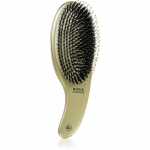 Olivia Garden Expert CURVE Board&Nylon Gold plaukų &scaron;epetys su nailono ir &scaron;erno &scaron;ereliais 1 vnt.