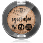 puroBIO Cosmetics Compact Eyeshadows akių &scaron;e&scaron;ėliai atspalvis 01 Sparkling Wine 2,5 g
