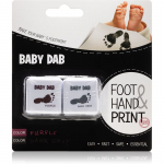Baby Dab Foot & Hand Print Purple & Grey dažai vaikų spaudiniams 2 vnt.