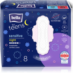 BELLA For Teens Sensitive Night paketai naktinė priemonė 8 vnt.