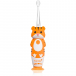 Brush Baby WildOnes WildOne elektrinis dantų &scaron;epetėlis +2 pakaitinės galvutės vaikams Tiger 1 vnt.