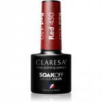 Claresa SoakOff UV/LED Color Rainbow Explosion gelinis nagų lakas atspalvis Red 430 5 g