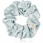 Crystallove Mulberry Silk Scrunchie &scaron;ilkinė gumytė plaukams Amazonite 1 vnt.