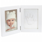 Dooky Luxury Memory Box Double Frame Handprint kūdikių įspaudų rinkinys 1 vnt.