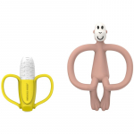 Matchstick Monkey Banana Soother & Monkey Teether dovanų rinkinys vaikams 1 vnt.
