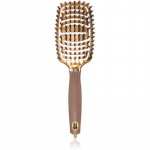 Olivia Garden Expert Flex plok&scaron;čias plaukų &scaron;epetys su &scaron;erno &scaron;ereliais Gold&Brown 1 vnt.