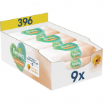 Pampers Harmonie Protect&Care drėgnosios servetėlės vaikams su medetkomis 396 vnt.
