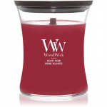 Woodwick Velvet Plum kvapioji žvakė medinė dagtis 275 g