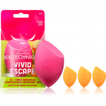 Real Techniques Vivid Escape Complexion Perfection Sponge set dekoratyvinės kosmetikos komplektas
