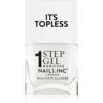 Nails Inc. It&rsquo;s Topless gelinis nagų lakas ilgai i&scaron;liekančio poveikio atspalvis Emma 14 ml