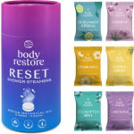 Body Restore Reset Shower Steamers du&scaron;o tabletės kvepalai Spring Botanical Mix 6 vnt.