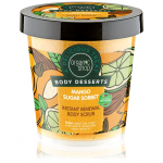 Organic Shop Body Desserts Mango Sugar Sorbet atnaujinamojo poveikio cukraus &scaron;veitiklis kūnui 450 ml