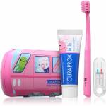 Curaprox Kids Travel Set kelioninis rinkinys dantims, liežuviui ir dantenoms vaikams 1 vnt.