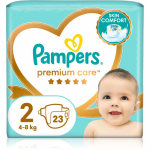 Pampers Premium Care Size 2 vienkartinės sauskelnės 4-8 kg 23 vnt.