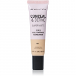 Revolution Conceal & Define matinis makiažo pagrindas atspalvis F6N 23 ml