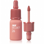 peripera Ink Velvet aksominio &scaron;velnumo lūpų dažai atspalvis 26 Well-Made nude 4 g