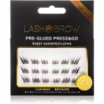 Lash Brow Press&Go Self-Adhesive Eyelashes savaime prilimpančios kuok&scaron;tinės blakstienos Lashy Brownie 1 vnt.