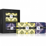 Castelbel Tile Cilantro & Lime + Rhubarb & Cassis kietasis muilas dovanų rinkinys 2x200 g