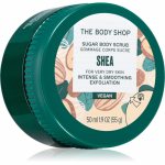 The Body Shop Shea Body Scrub kūno &scaron;veitiklis su cukrumi su sviestmedžių aliejumi 50 ml