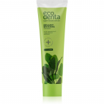 Ecodenta Green Brilliant Whitening balinamoji dantų pasta su fluoridu gaiviam burnos kvapui užtikrinti Mint Oil + Sage Extract 100 ml
