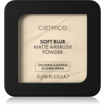 Catrice Soft Blur Matte Airbrush Powder matinio efekto fiksuojamoji pudra atspalvis 002W 10 g