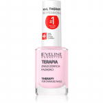 Eveline Cosmetics Nail Therapy Professional stiprinamasis lakas lūžinėjantiems ir pažeistiems nagams su keratinu 12 ml