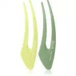Janeke Hair Clip plaukų smeigtukai Green 2x13 cm
