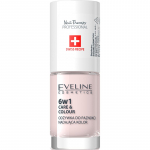 Eveline Cosmetics Nail Therapy Care & Colour nagų kondicionierius &bdquo;&Scaron;e&scaron;i viename&ldquo; atspalvis French 5 ml