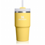 Stanley Quencher H2.O FlowState&trade; Tumbler nerūdijančiojo plieno puodelis su &scaron;iaudeliu mažas Daffodil 590 ml