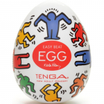 Tenga Keith Haring Egg Dance vienkartinis masturbatorius 6,5 cm