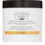 Christophe Robin Shade Variation Mask maitinamasis kremas-kaukė plaukams atspalvis Golden Blond 250 ml