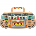 2Kids Toys Activity Board Wooden FM Radio veiklos žaislas 12m+ 1 vnt.