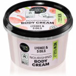 Organic Shop Lychee & 5 Oils odą tausojantis kūno kremas 250 ml