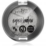 puroBIO Cosmetics Compact Eyeshadows akių &scaron;e&scaron;ėliai atspalvis 23 Silver 2,5 g