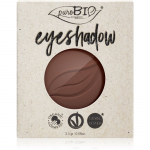 puroBIO Cosmetics Compact Eyeshadows akių &scaron;e&scaron;ėliai užpildas atspalvis 03 Brown 2,5 g