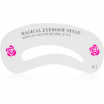 Lash Brow Eyebrow Stencil &Scaron;ablonai antakiams 24 vnt.