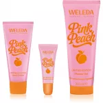 Weleda Pink Peach rinkinys maitinamojo ir drėkinamojo poveikio