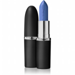 MAC Cosmetics MACximal Sleek Satin Lipstick kreminės konsistencijos drėkinamieji lūpų dažai atspalvis Tilted Denim 3.5 g