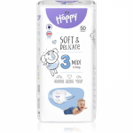 BELLA Baby Happy Soft&Delicate vienkartinės sauskelnės Midi 5-9 kg 50 vnt.