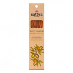 Natūralūs indi&scaron;ki smilkalai &bdquo;Saldus migdolas&ldquo; &ndash; SATTVA (15 vnt., 30 g)