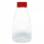 Skaidrus plastikinis indelis su dangteliu biriems produktams 250ml. 1 vnt.