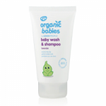 Levandų prausiklis ir &scaron;ampūnas kūdikiams &ldquo;Organic Baby&ldquo; GREEN PEOPLE, 150 ml