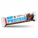 Baltyminis batonėlis su &scaron;okolado skoniu, kakavos glazūroje, be glitimo &ndash; MAXSPORT, 50 g