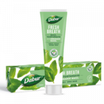 Dabur dantų pasta su organiniu baziliku &ndash; gaivus kvėpavimas, be fluoro, 100 ml