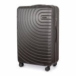 Vidutinio dydžio M 24 ABS kelioninis lagaminas - SOLIER AVENTOR STL1064 - Tamsiai pilkas
