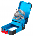 Metalo grąžtų komplektas Schmith SQWM-01, DIN338 HSS 19vnt.