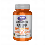 NOW Arginine - Ornithine 100 Veg Caps
