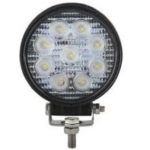 Žibintas LED 12/24V,FK-4004-27W apvalus &Oslash;114x36mm
