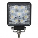 Žibintas LED 12/24V,FK-4003-27W kvadratinis 110x110x62mm